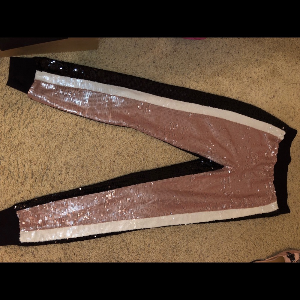 BCBG Sequence jogger pants